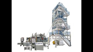 POF NEW MACHINEPolyolefin Shrink Film Production line 5 LayerChina Supplier [upl. by Marcille452]