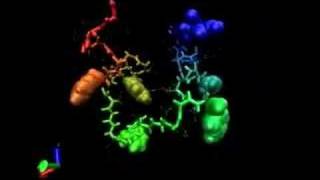 Protein Folding Simulation from Foldinghome [upl. by Thorfinn889]