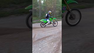 Kawasaki KX500 FMF Gnarly Braaps shorts [upl. by Cerelly325]