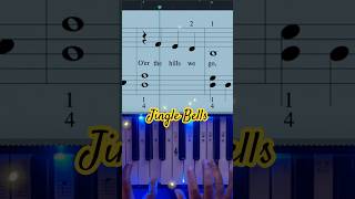 Jingle Bells piano music sheetmusic [upl. by Drahnreb]