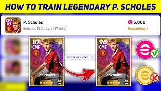 Paul Scholes Max Training Tutorial in eFootball 2023 Mobile [upl. by Markowitz]