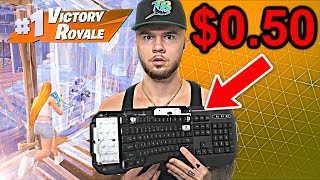 I Tried Using The WORST Fortnite Keyboard [upl. by Tsnre791]