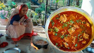 ঘি দিয়ে কচি পাঁঠার লাল ঝোল রান্না  Easy amp Best Mutton Curry With Ghee [upl. by Dennard]