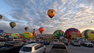 2nd Time Lapse Adirondack Balloon Festival 2024 [upl. by Kinzer722]