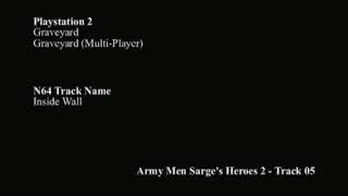 Graveyard  Army Men Sarges Heroes 2 PS2 Track 05 [upl. by Ajna497]