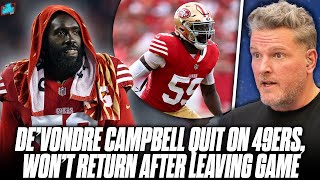 DeVondre Campbell Quits Walks Off Field quotDidnt Want To Playquot In Middle Of Game vs Rams [upl. by Naimaj257]