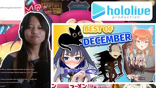 「Best Of HoloEN December」REACTION [upl. by Neyr]