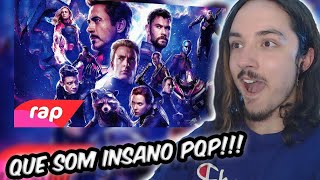 QUE SDDS REAGINDO ao Rap dos Vingadores Ultimato  CUSTE O QUE CUSTAR  NERD HITS  REACT [upl. by Trebron]