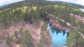 DJI Phantom flyg 25 Silvbergs gruva [upl. by Ahsael]