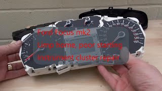 Limp home Ford Focus mk2  Instrument panel repair [upl. by De]