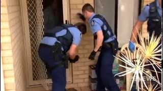 Drug Raids  9 News Perth [upl. by Enelegna998]