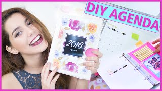 DIY AGENDA 2016 para imprimir gratis Haz tu propia agenda fácil y bonita ♥ Jimena Aguilar [upl. by Micheal]