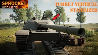 How to make a Vertical Stabilizer with a Turret  Sprocket [upl. by Jacynth318]