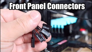 Front Panel Connectors  Where do they go connected [upl. by Notsnorb]