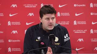 Liverpool 41 Chelsea  Mauricio Pochettino PostMatch Press Conference [upl. by Yltnerb381]