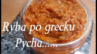 Ryba po grecku w słoju 😋  na wigilię Greekstyle fish in a jar  on Christmas Eve [upl. by Brest]