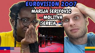 REACTION TO Marija Šerifović  Molitva Serbia 🇷🇸 Eurovision 2007  FIRST TIME HEARING [upl. by Marasco]