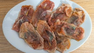 SALTIMBOCCA ALLA ROMANA La vera ricetta originale per farli tenerissimi [upl. by Netsirhk]