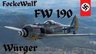 The Focke Wulf FW190 A Look at a Iconic Military Aircraft [upl. by Larrej]