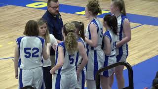 LaVille at Triton  8th Grade Girls Basketball 🏀 322020 [upl. by Bambie]