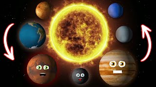 Planets of the Solar System  Planet Facts Dwarf Planets Size Comparisons and Space Science [upl. by Waechter]