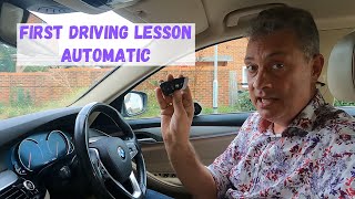 First Driving Lesson  How To Drive Automatic Car [upl. by Yeclek37]