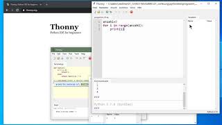 Python mit Thonny programmieren [upl. by Neils]