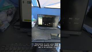 Samsung Dex remote work alternative developer nomad camping vanlife samsungd [upl. by Ennaus]