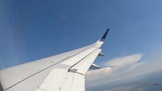 4K  Copenhagen Oresund Bridge Malmo amp Mainland Denmark Views  SAS Airbus A320 Neo Take off [upl. by Leonsis283]