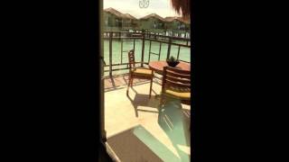 Tour the Palafitos Overwater Bungalows at El Dorado Maroma resort Mexico [upl. by Nyrret]