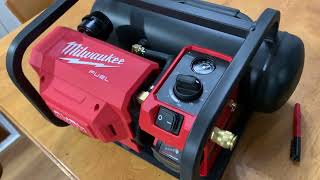 Got my new milwaukee m18 2 gallon air compressor [upl. by Yasnil]