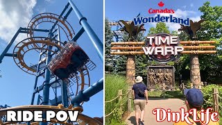 Time Warp at Canadas Wonderland POV [upl. by Eiramanig579]