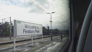 Finsbury Park to Harringay on a Great Northern Class 717 101024 [upl. by Nicolle]