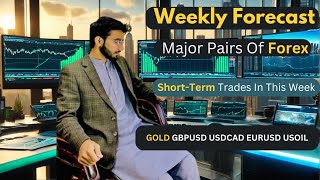 Weekly Forecast Major Pairs Of Forex GPBUSD GOLD USOIL Bilal Ameen Fx Trader  UrduHindi [upl. by Euqinot99]