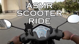 ASMR Scooter Ride  Engine Traffic sounds low voice  Rajarhat to Dakhineshwar  Let Us ASMR [upl. by Idden]