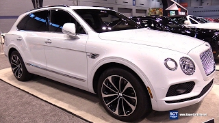 2017 Bentley Bentayga W12  Exterior and Interior Walkaround  2017 Chicago Auto Show [upl. by Hube583]