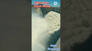 Spillway overflow of Gariep Dam in SouthAfrica viral damview short [upl. by Schear]