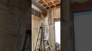 Spray foam construction futuristik teknologi interiordesign diy design renovation home [upl. by Saber]