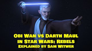 Star Wars Rebels ObiWan Vs Darth Maul Results Explained SPOILERS  Star Wars Explained [upl. by Odelet]