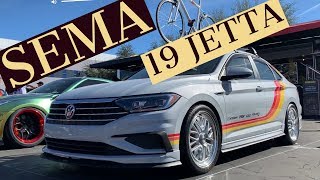 Custom 2019 Jetta at SEMA [upl. by Ahsinrad]