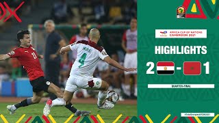 Egypt 🆚 Morocco Highlights  TotalEnergiesAFCON2021 Quarter Finals [upl. by Naro444]