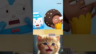 Milk is good ♥️🥛 trollcat3 short trollworld trollcat catvideos [upl. by Seidnac]