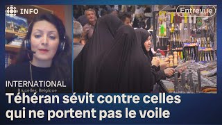 LIran durcit sa répression contre les femmes non voilées  24•60 [upl. by Ilysa]