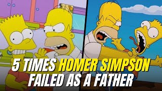 The Worst Dad Ever 5 Times Homer Simpson Failed as a Father [upl. by Rocray]