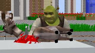 SHREK EŞEKİ KURBAN BAYRAMINDA KESİYOR Minecraft ZENGİN FAKİR HAYATI [upl. by Adnael]