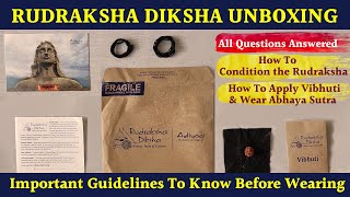 Isha Rudraksha Diksha Unboxing  Important Guidelines  How to Use Rudraksh Diksha Kit  Sadhguru [upl. by Amir864]