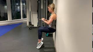 Wall squat with calf raise [upl. by Tyson448]