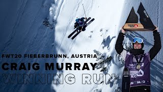 FWT20 Fieberbrunn Austria  Craig Murray Ski Men Winning Run [upl. by Flower]