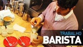 Trabalhando na Irlanda Barista  EDublin TV [upl. by Emee608]