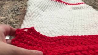 How to Crochet a Giant Stocking Part 3 [upl. by Wassyngton]